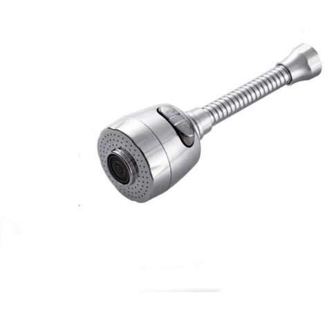 Estensione mobile per rubinetto del lavello della cucina KZQ, estensione girevole a 360°, booster per rubinetto antispruzzo, rubinetto per doccia e risparmio idrico per cucina (16,5 cm)