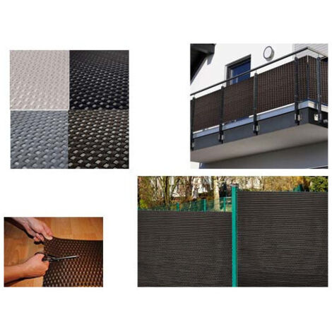 Estera Brixo Rattanscreen Blanca 0,9 m x 3 m