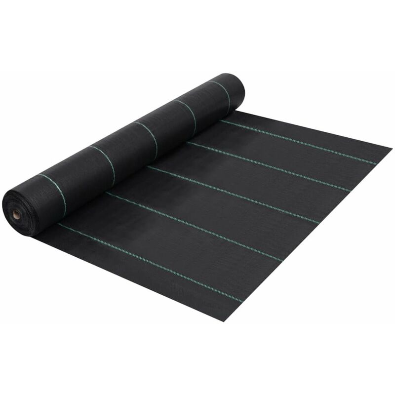 

Estera de control de malezas y raices PP negro 2x50 m