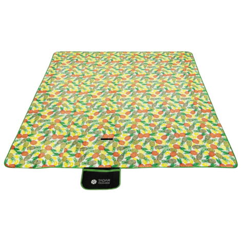 Estera de picnic impermeable 200x200cm TADAR 2664 Piñas