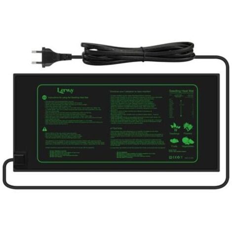 Estera térmica impermeable para plantas, invernadero para germinación de semillas, acelera la germinación, almohadilla térmica para reptiles y anfibios, 21/30 W, 52 × 25 cm (1 unidad - 21 W)