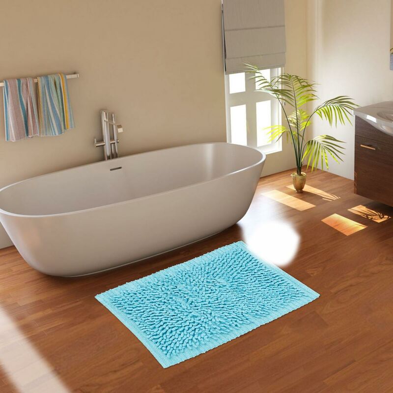 

Matón de baño de algodón de baño curya - Bleu