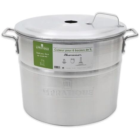 Esterilizador de tarros de aluminio de 25 litros. - 7406 - le pratique -
