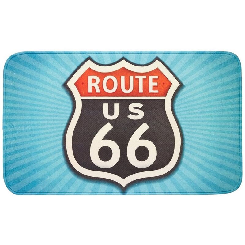 

WENKO - 21583 - Esterilla baño Vintage Route 66