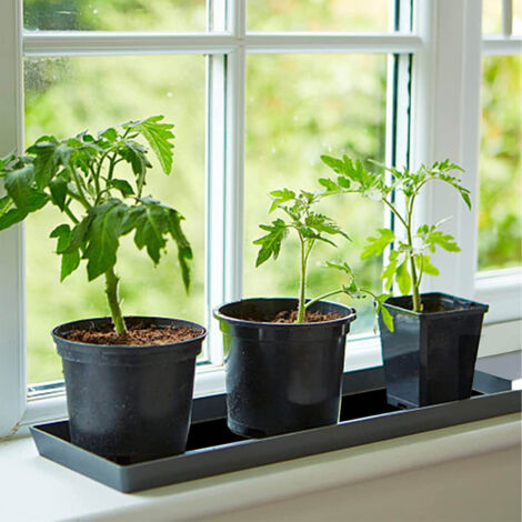 Esterilla de riego automático para plantas, esterilla capilar de fieltro negro de 1,2 x 1 m con 10 etiquetas para jardines y terrazas.