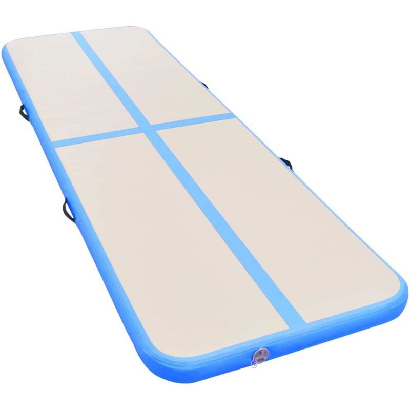 

Esterilla Inflable de Gimnasia con Bomba 800x100x10 cm PVC Azul - Azul - Vidaxl