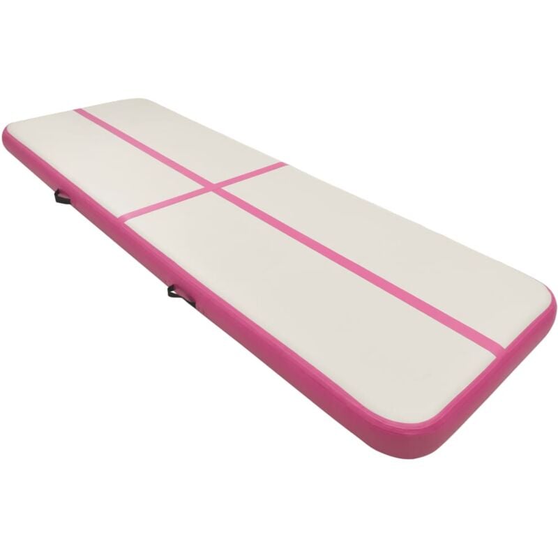 

Esterilla inflable de gimnasia con bomba PVC rosa 500x100x20 cm - Rosa - Vidaxl