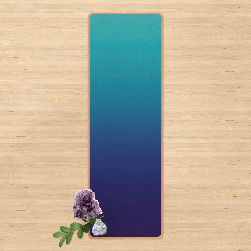 

Esterilla yoga - Colour Gradient Ocean Blue Dimensión LxA: 61cm x 183cm