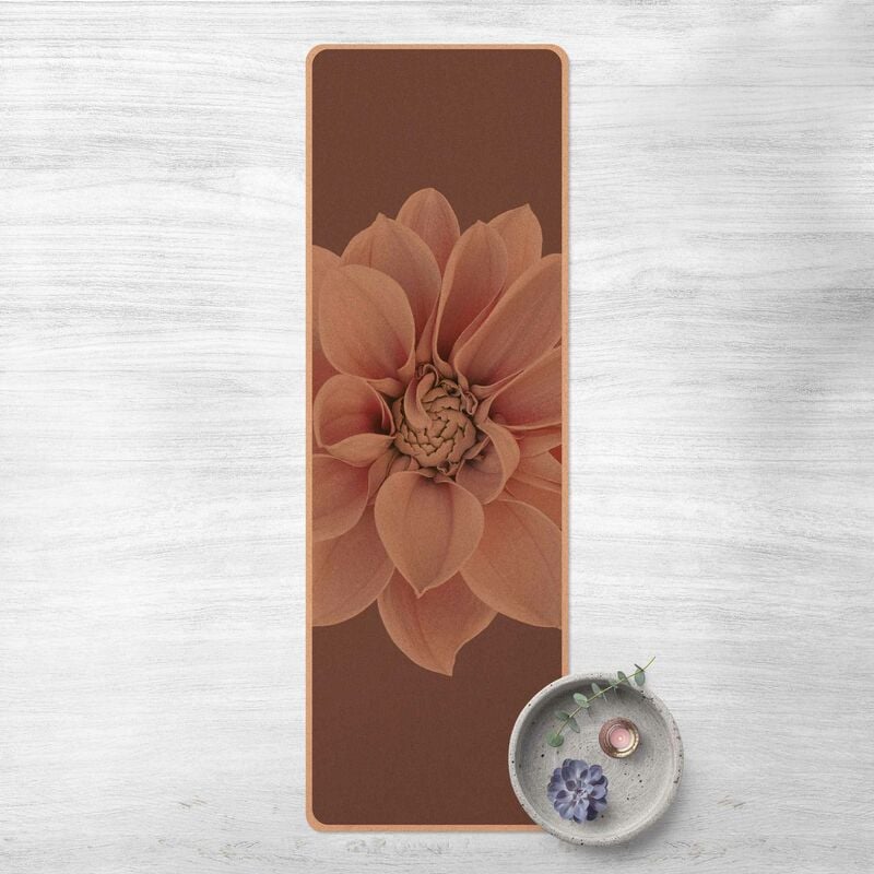 

Esterilla yoga - Dahlia Flower Lavender White Pink Dimensión LxA: 61cm x 183cm