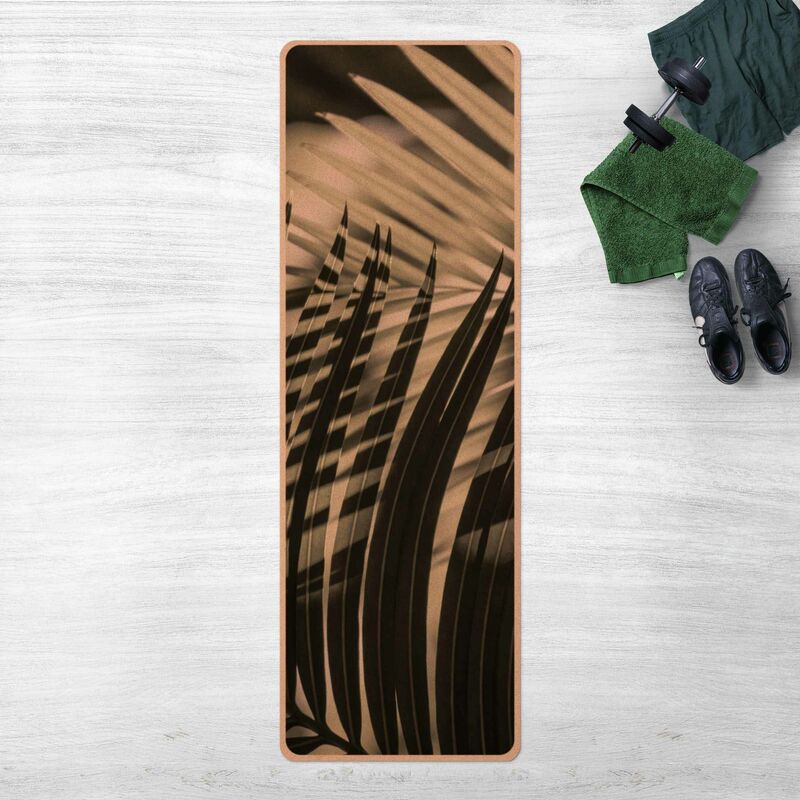

Esterilla yoga - Interplay Of Shaddow And Light On Palm Fronds Dimensión LxA: 61cm x 183cm