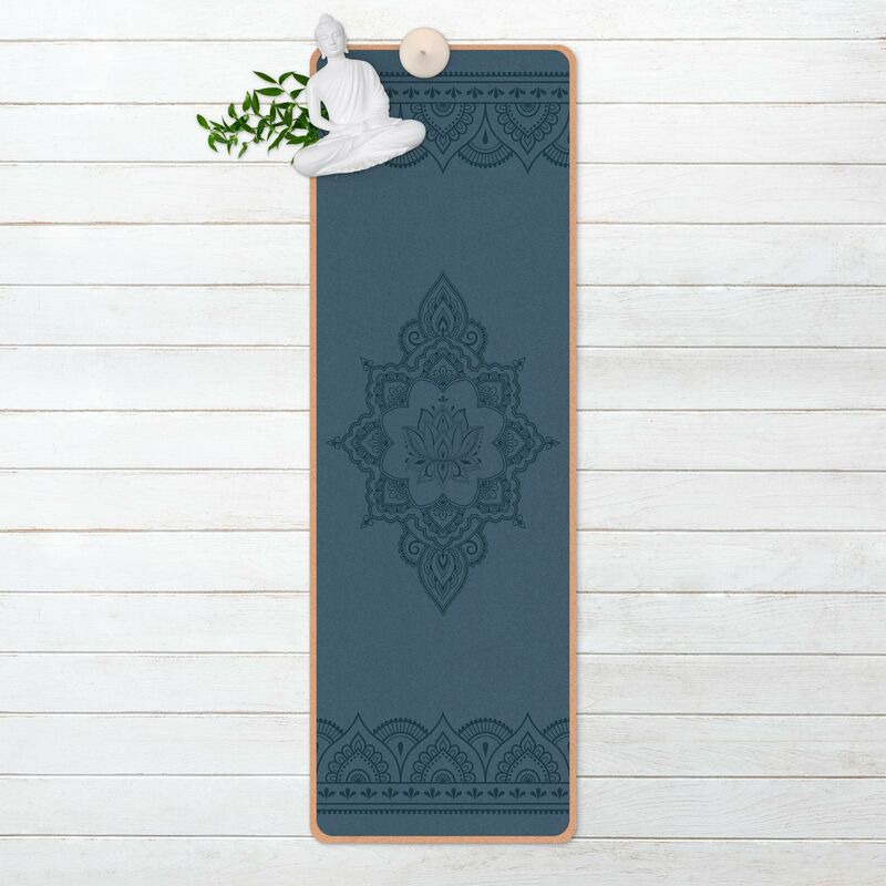 

Esterilla yoga - Lotus Flower Indian Ornament Dimensión LxA: 61cm x 183cm