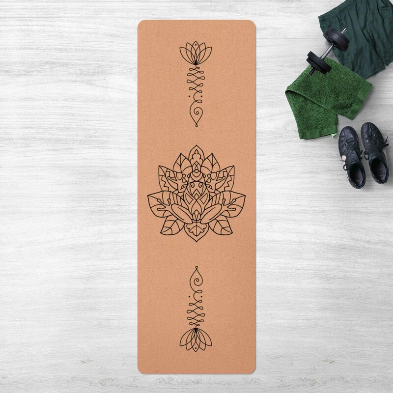 

Esterilla yoga - Mandala Frog Dimensión LxA: 61cm x 183cm