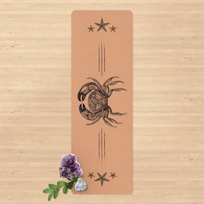 

Esterilla yoga - Nautic Crab With Starfish Dimensión LxA: 61cm x 183cm