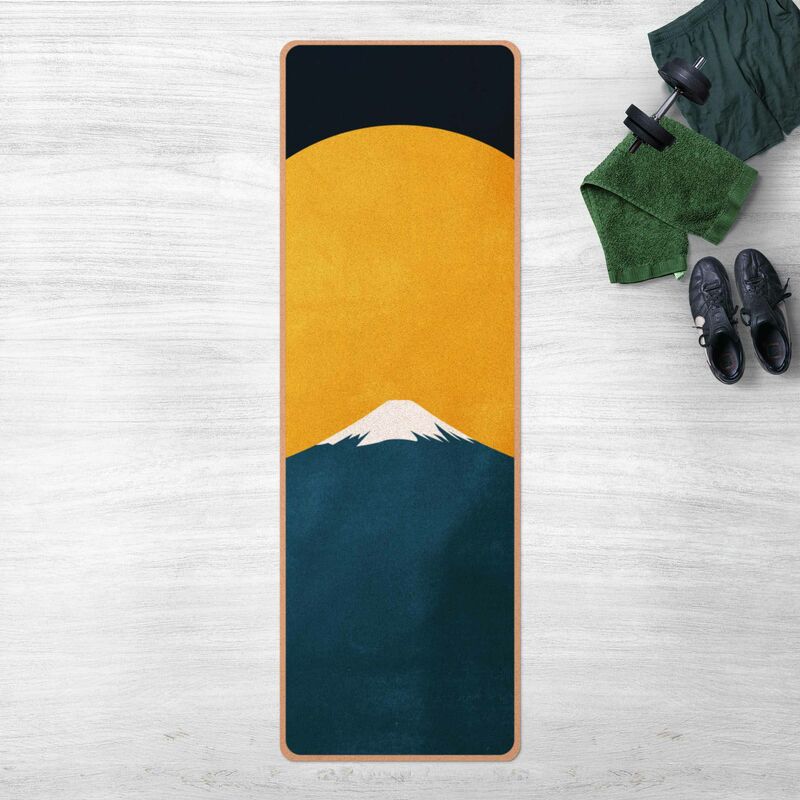 

Esterilla yoga - Sun, Moon And Mountain Dimensión LxA: 61cm x 183cm