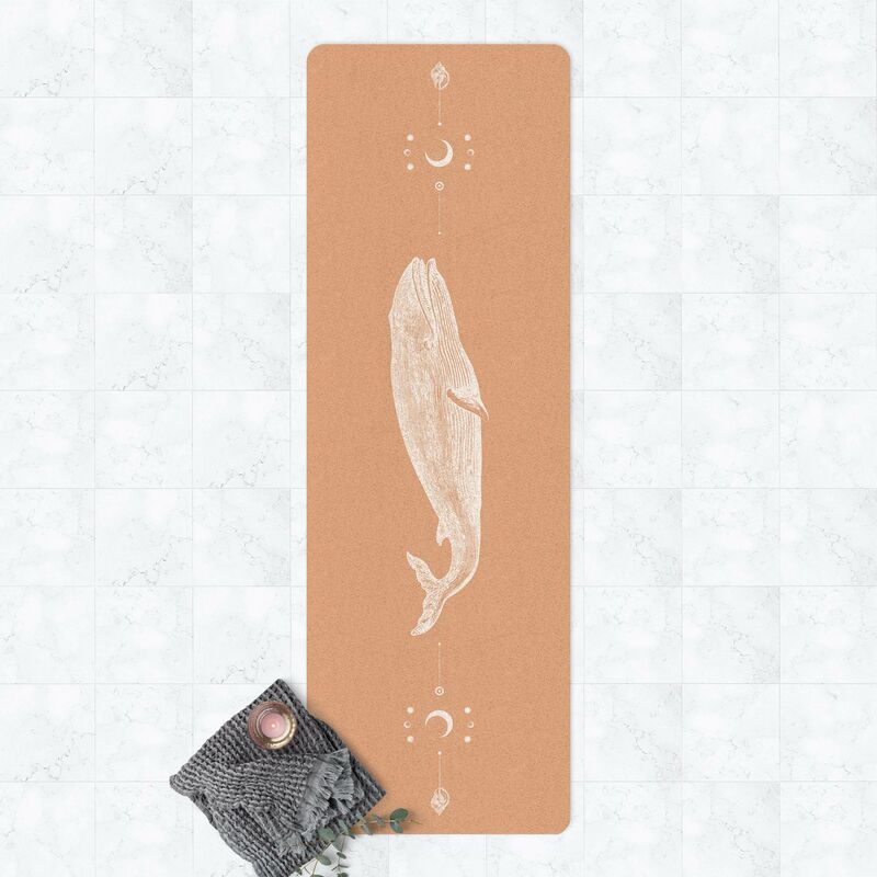 

Esterilla yoga - Vintage Humpback Whale White Dimensión LxA: 61cm x 183cm