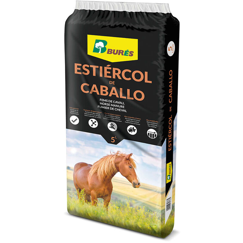 

Estiercol de caballo 5l - Bures
