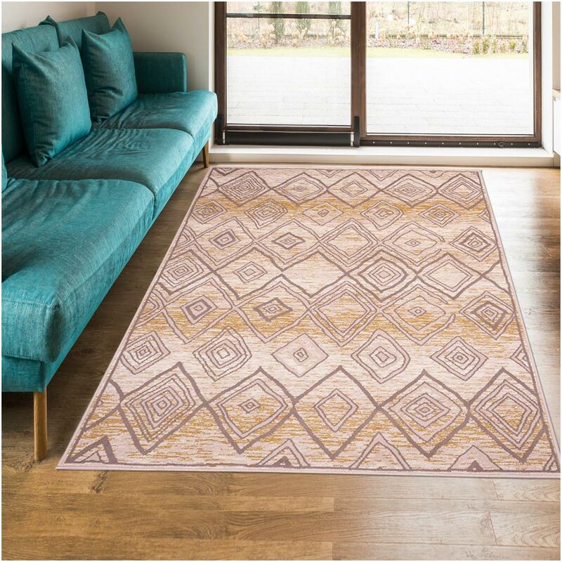 

Diseño de gatos y Moderno AF Mekneza Polypropylene Grey - Gris