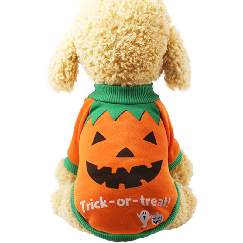 

Happyshopping - Estilo de Halloween Ropa para perros y mascotas Suave y calido Otono Invierno Abrigo para cachorros Ropa para mascotas Disfraces de