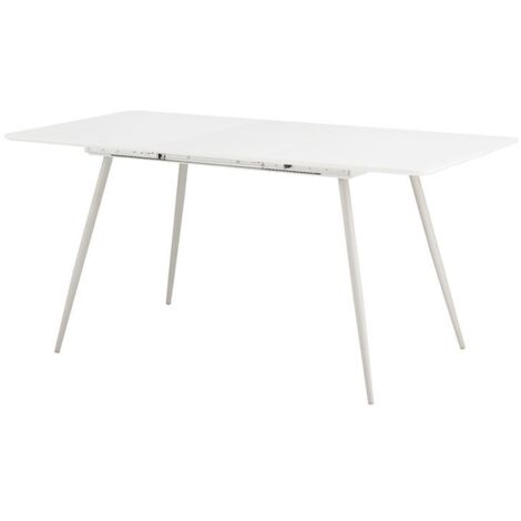 Estilo Nórdico - Mesa Extensible Tabela 120 - 160cm - Blanco