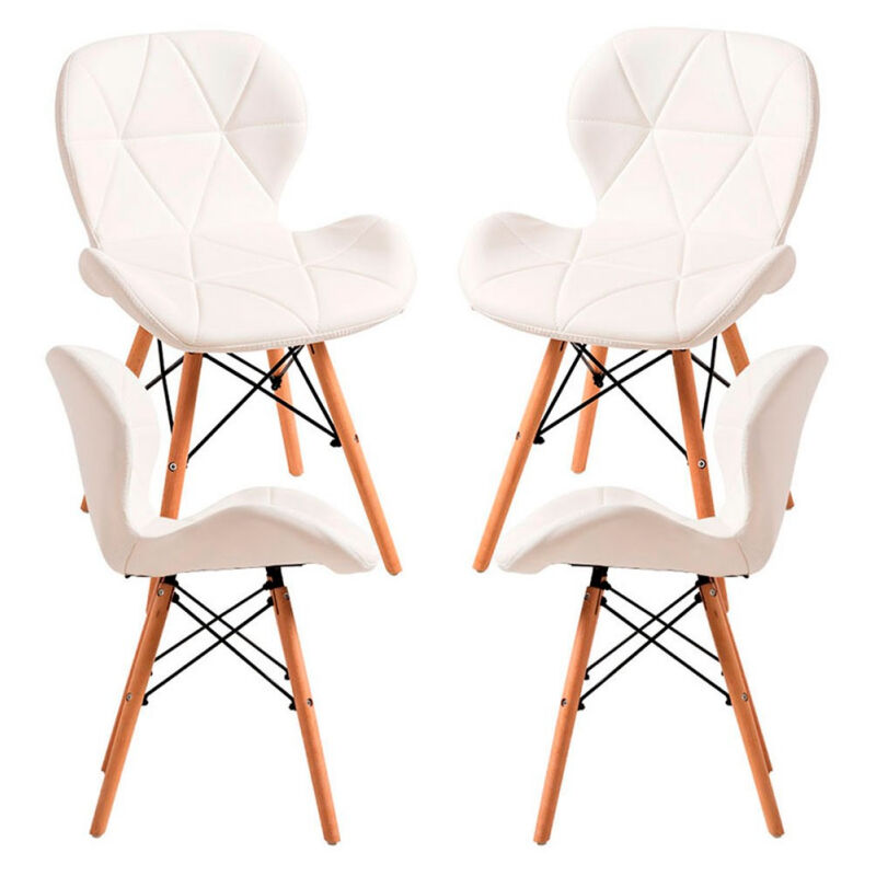 

Estilo Nórdico - Pack 4 Sillas Dreck - Blanco