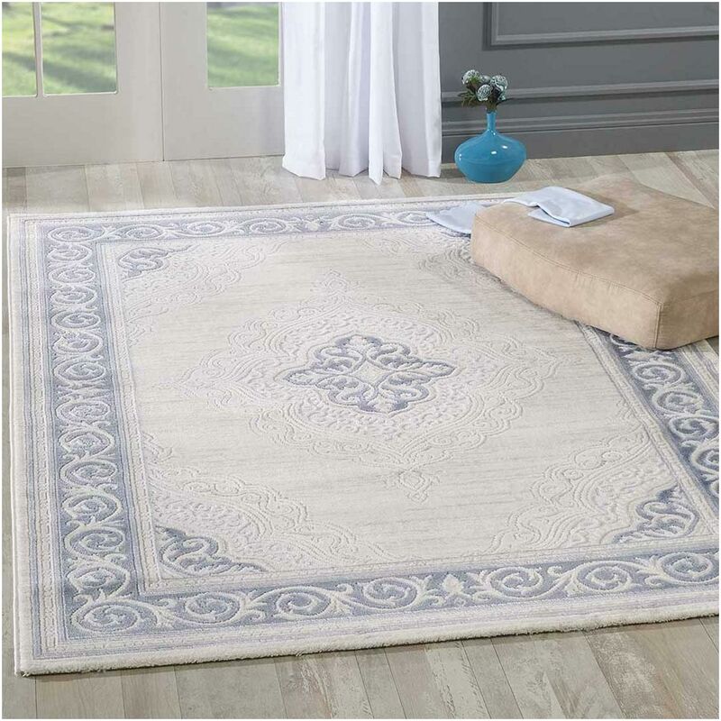 

Khy Falan Falan Falan Carpet Alfombra Polypropyne - Bleu