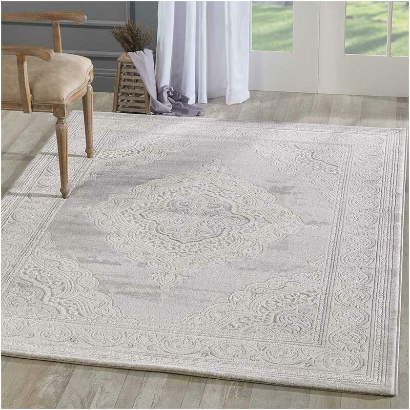 

Khy Falan Falan Falan Carpet Alfombra Polypropyne - Gris
