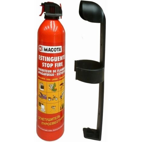 AUTRES Estintore portatile Macota con supporto auto barca camper camino stufa casa – 1Kg