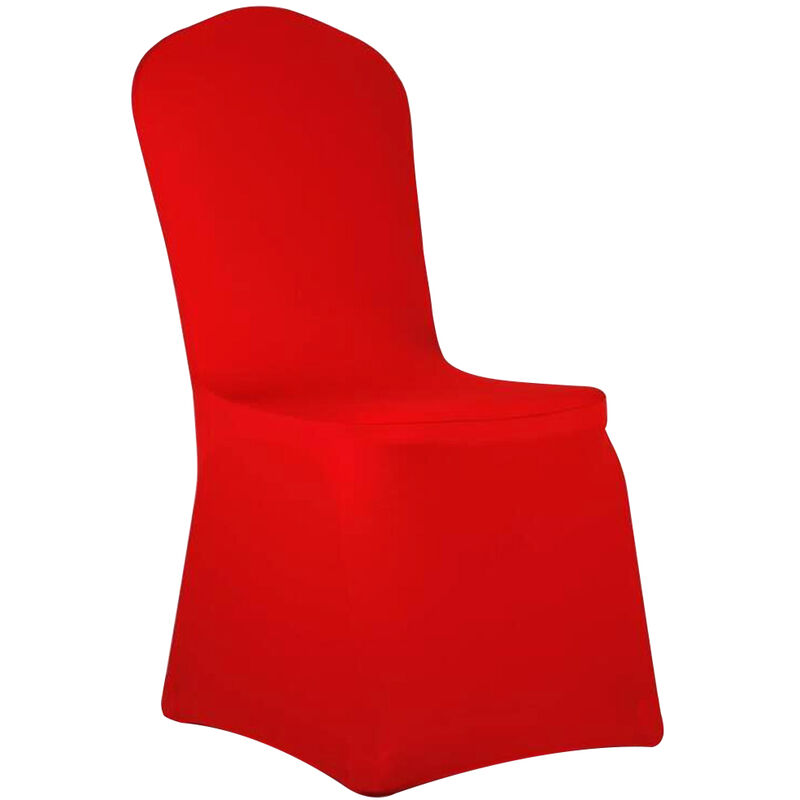 

Estire la cubierta de la silla el protector elastico extraible de la silla para el banquete de la ceremonia del banquete de boda, rojo