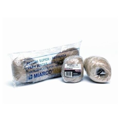 Estopa Fontan Juntas 200Gr Refinada Madeja Miarco