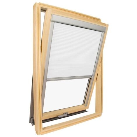 Estor Aislante compatible ventana de tejado VELUX ® CK04 blancoo