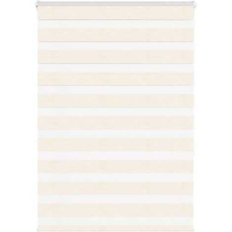 Estor cebra beige mármol tejido ancho 110,9 cm poliéster