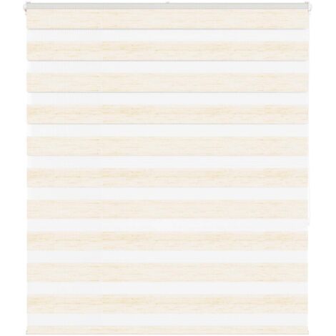 Estor cebra beige mármol tejido ancho 120,9 cm poliéster