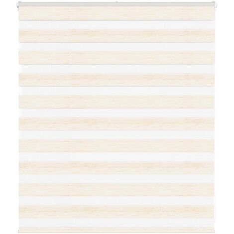 Estor cebra beige mármol tejido ancho 130,9 cm poliéster