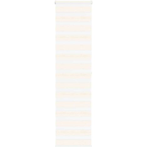 Estor cebra beige mármol tejido ancho 55,9 cm poliéster