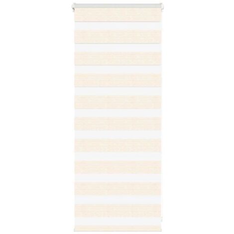 Estor cebra beige mármol tejido ancho 60,9 cm poliéster