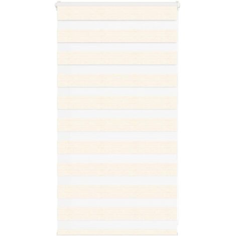 Estor cebra beige mármol tejido ancho 65,9 cm poliéster