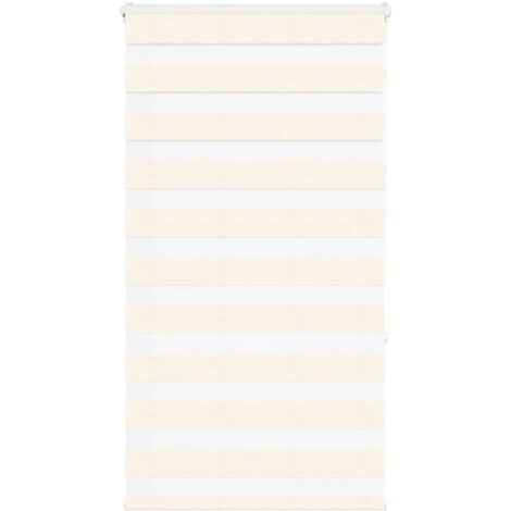 Estor cebra beige mármol tejido ancho 75,9 cm poliéster