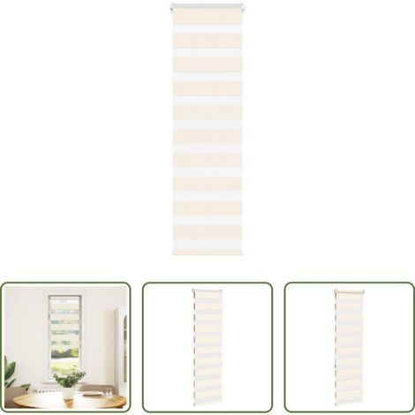 Estor cebra -  Estor cebra beige mármol tejido ancho 40,9 cm poliéster