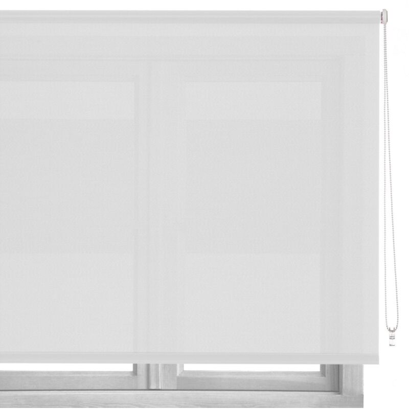 

Estor enrollable blanco de tela de 100x180 cm