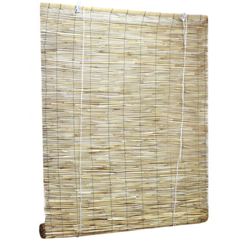 Estor de madera trenzada