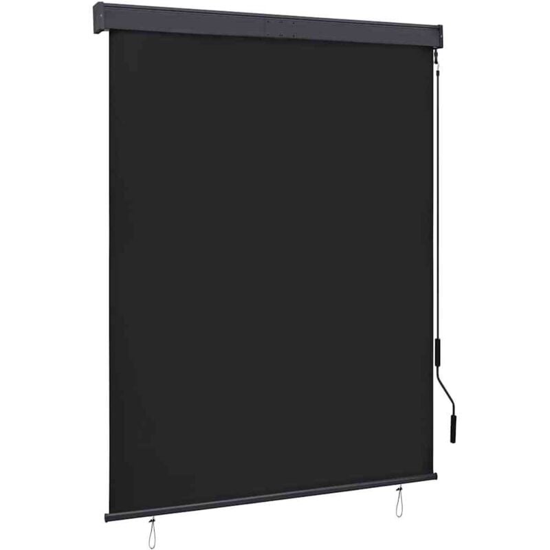 

vidaXL Estor enrollable de exterior gris antracita 140x250 cm - Antracita