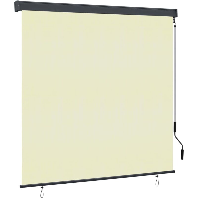 

vidaXL Estor enrollable de exterior color crema 170x250 cm - Crema