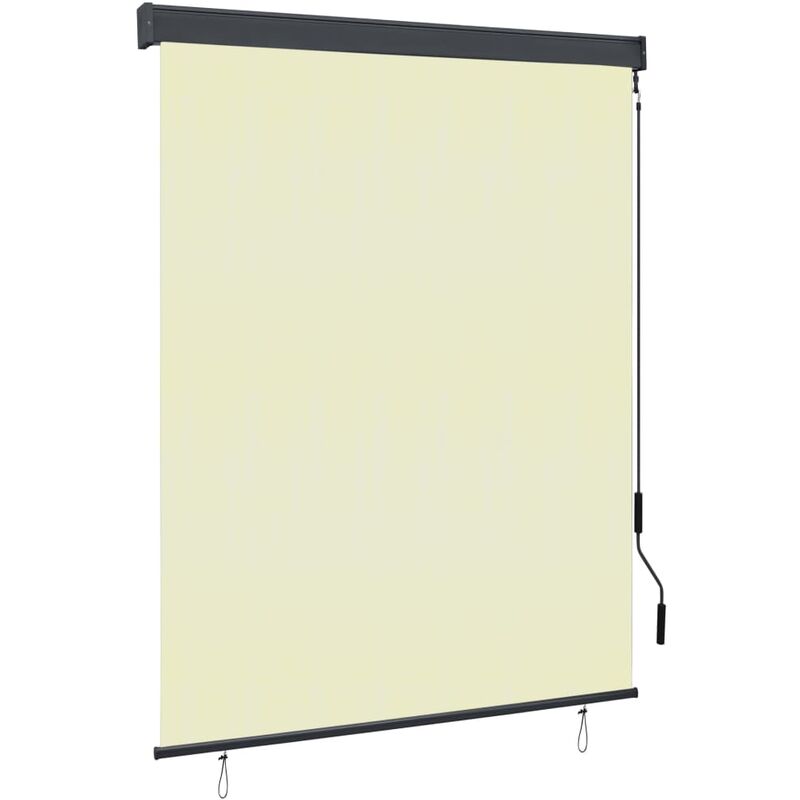 

Estor enrollable de exterior color crema 140x250 cm