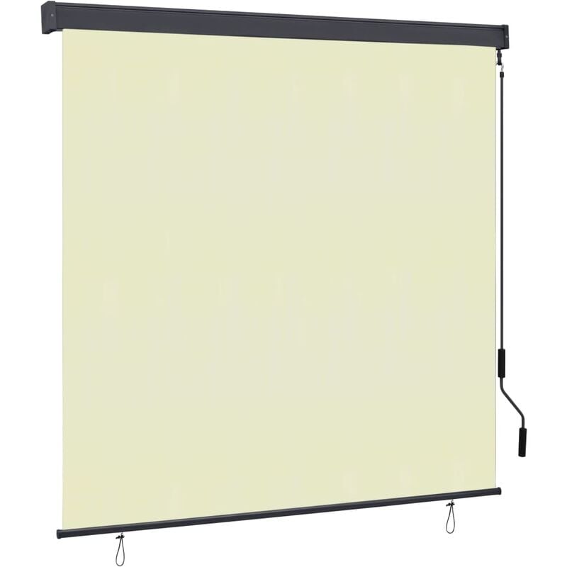 

Estor enrollable de exterior color crema 160x250 cm