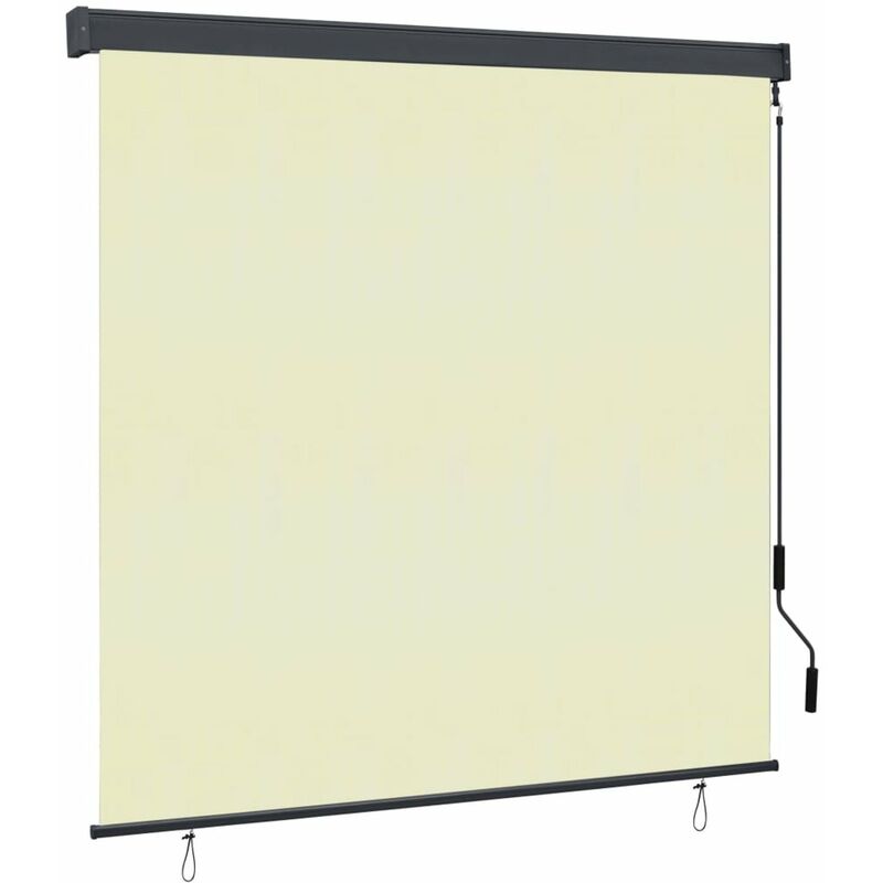 

Estor enrollable de exterior color crema 170x250 cm