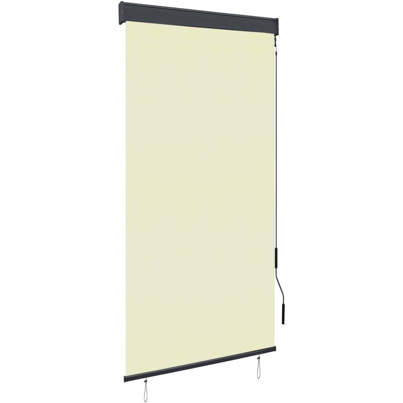 

Estor enrollable de exterior color crema 80x250 cm