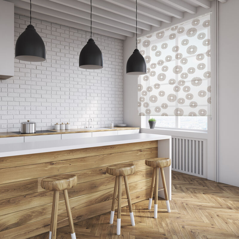 

Estor Enrollable Estrella Marron 90X250