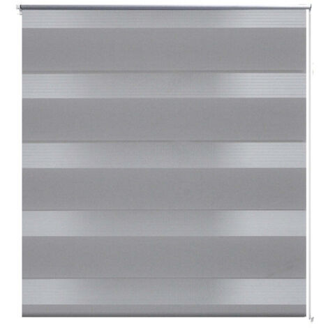 Estor enrollable gris de 70 x 120 cm, cortina para ventana, protección visual, persiana enrollable 4102089