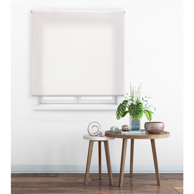 

Estor Enrollable Clear Traslúcido Liso 101-Crudo 50x175cm - Happystor