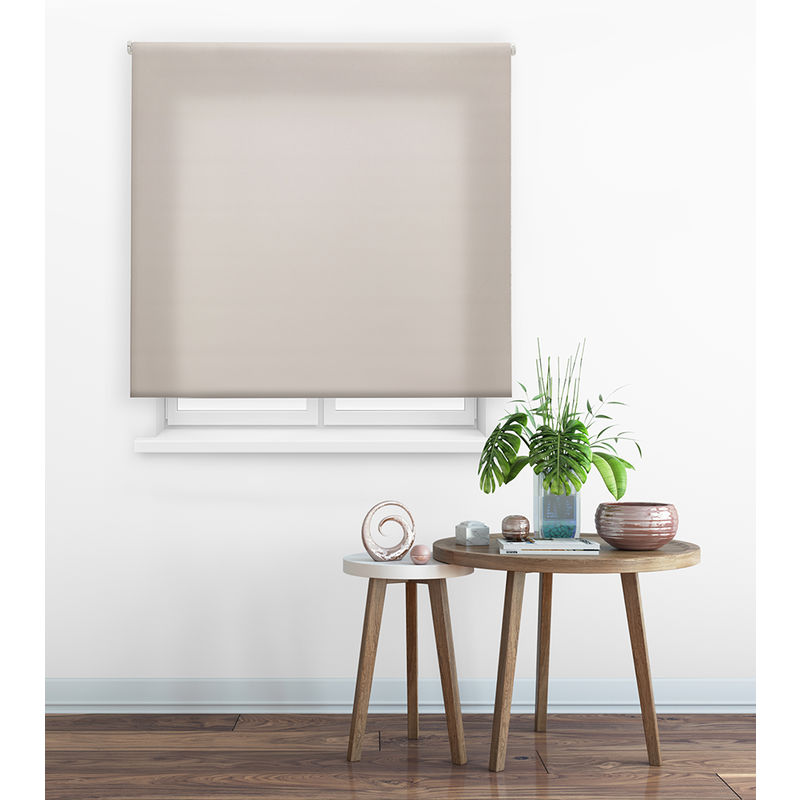 

Estor Enrollable Clear Traslúcido Liso 103-Marfil 60x175cm - Happystor